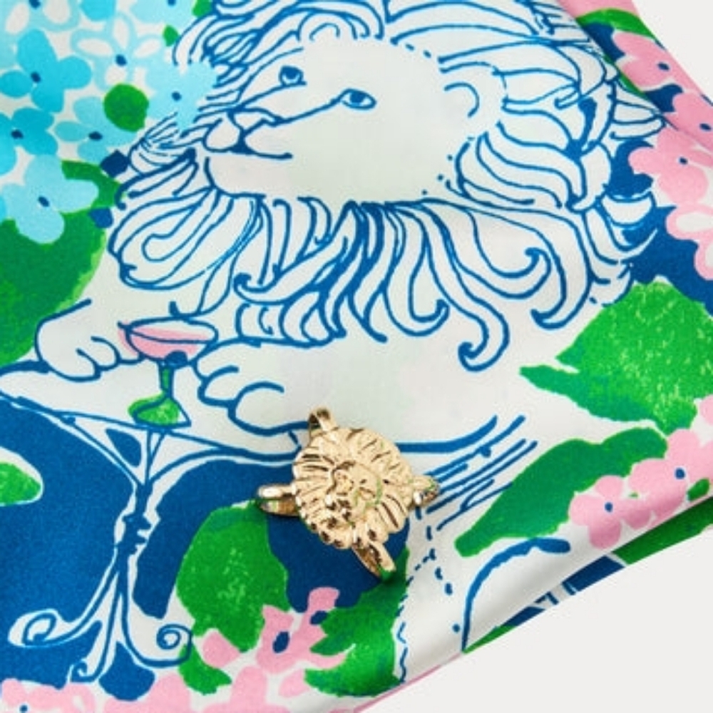 Lilly Pulitzer Scarf And Scarf Ring